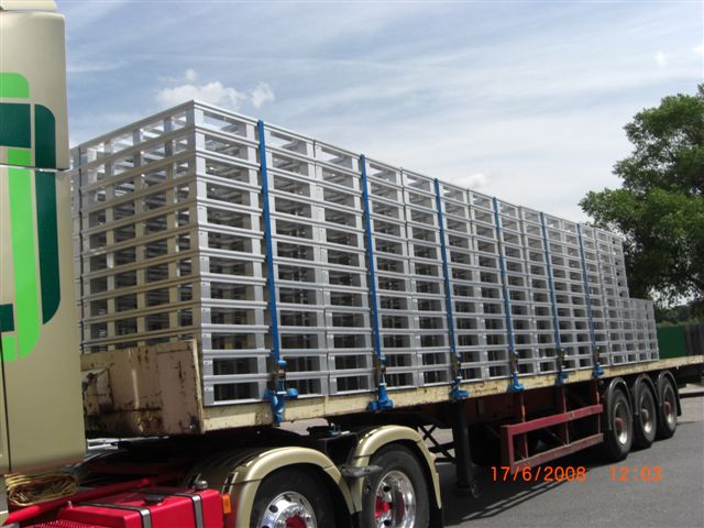 Pallets off to our Customer